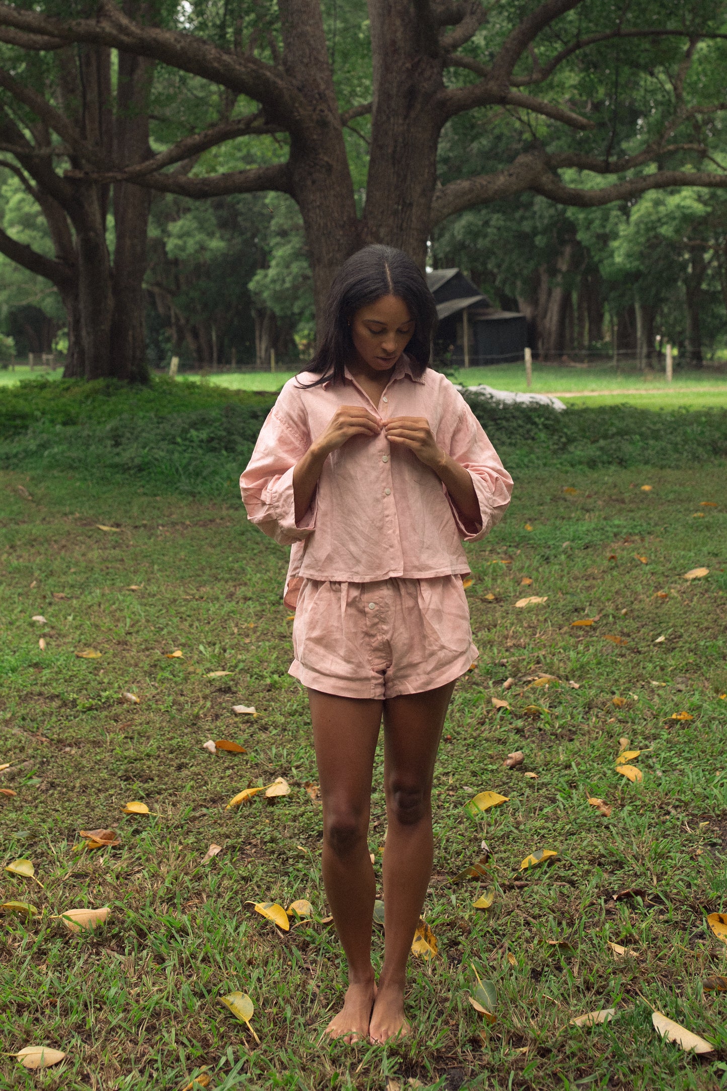 Juni Linen Sleep Set