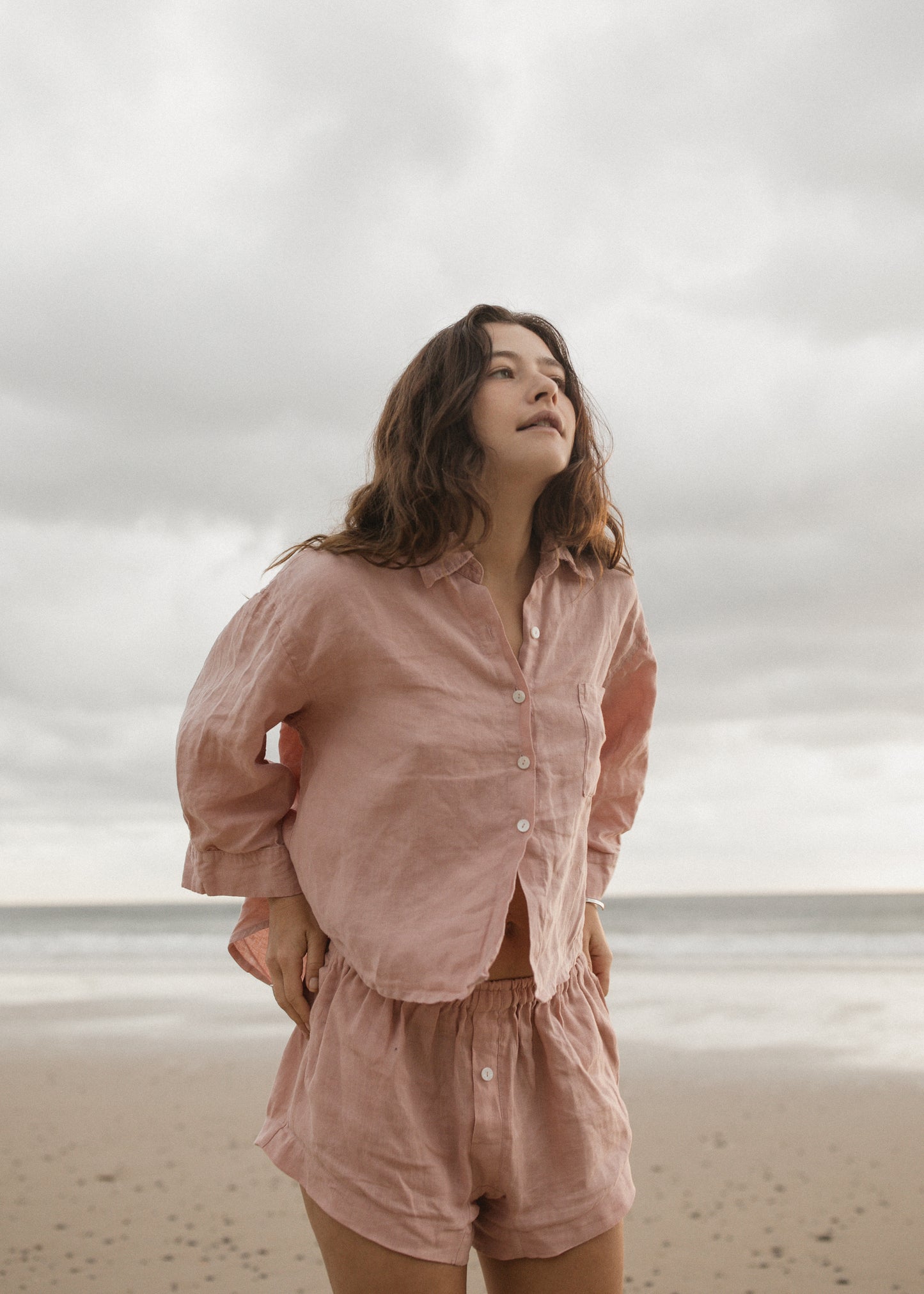 Juni Linen Sleep Set